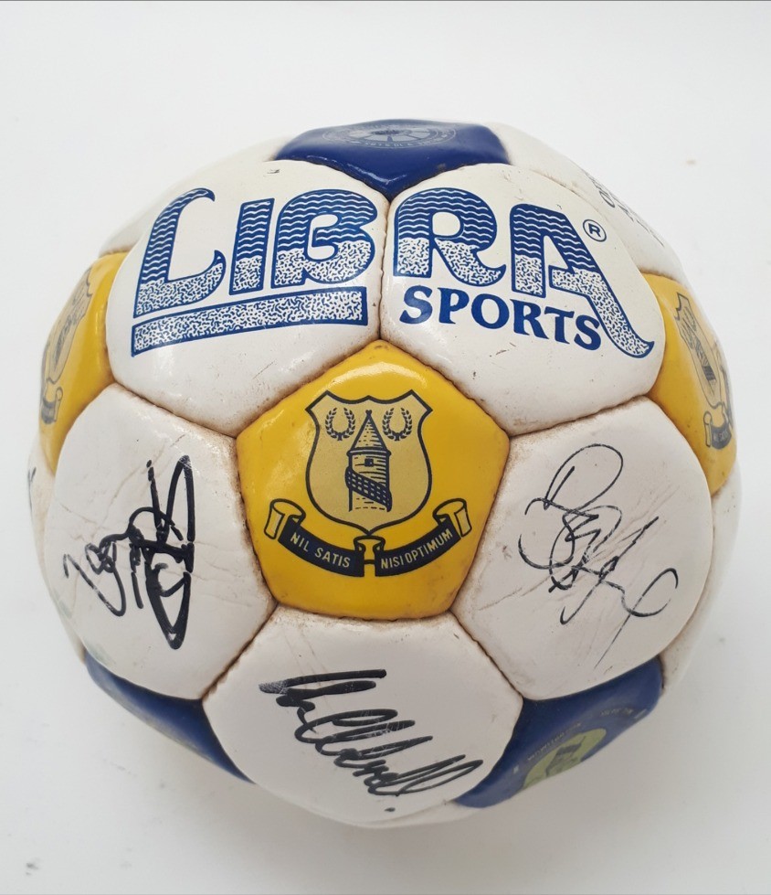 Everton Signed Football Sports Memorabilia Collectable   for sale on Ebay