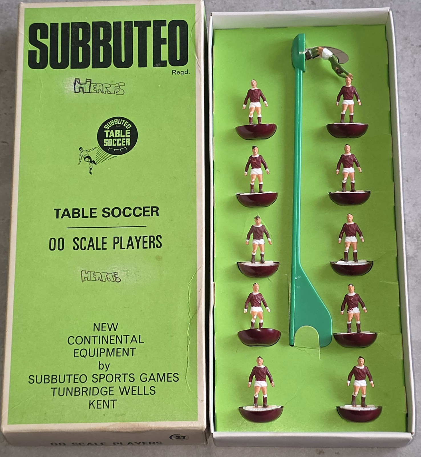 Subbuteo Hearts Ref 27 HW for sale on Ebay