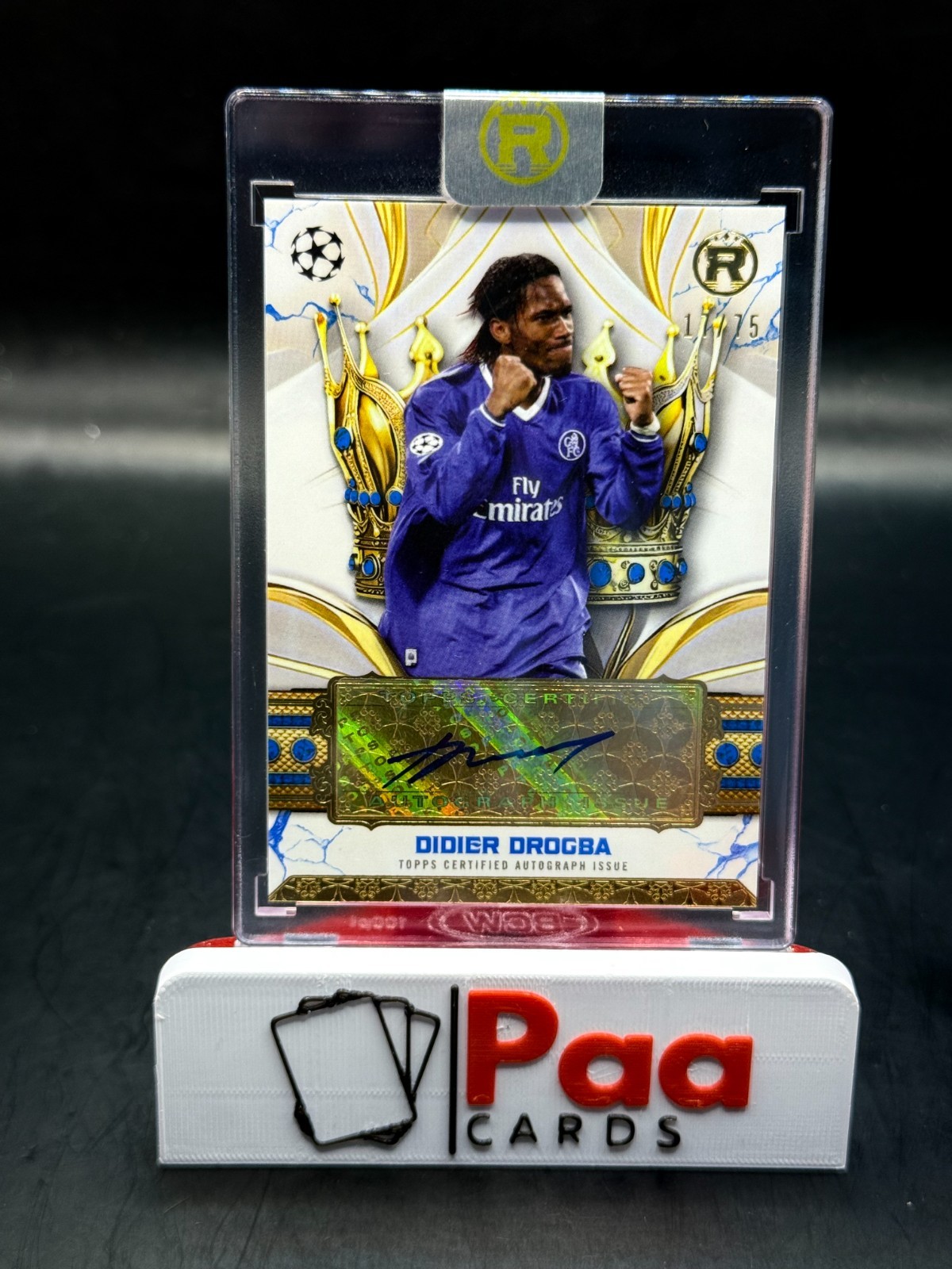 Topps - Reverence - Auto - Chelsea FC - Didier Drogba /75 for sale on Ebay
