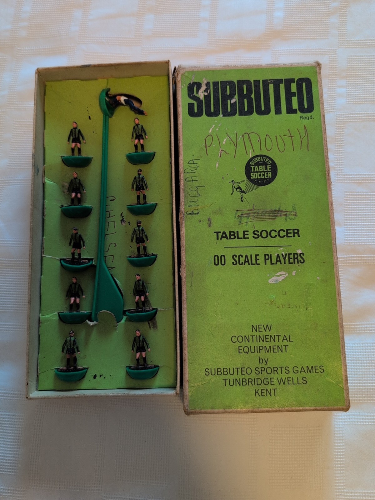 Subbuteo Heavyweight Ref 78 Boxed Set for Plymouth Coventry 2nd, Celtic 2nd. for sale on Ebay