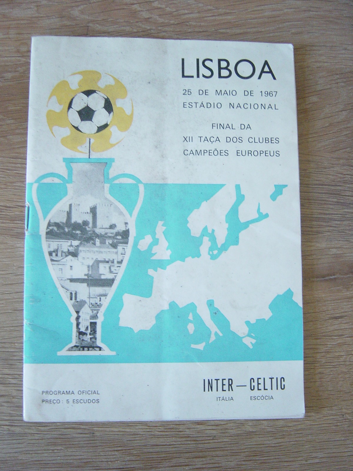 1967 EUROPEAN CUP FINAL : INTER MILAN v CELTIC *****ORIGINAL PROGRAMME***** for sale on Ebay