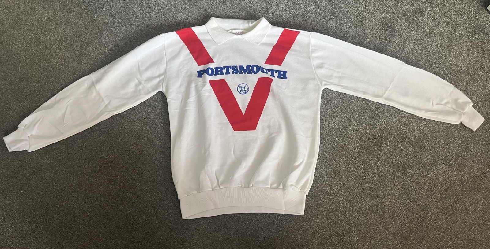 Portsmouth FC Sweatshirt jumper Pompey Retro Vintage for sale on Ebay