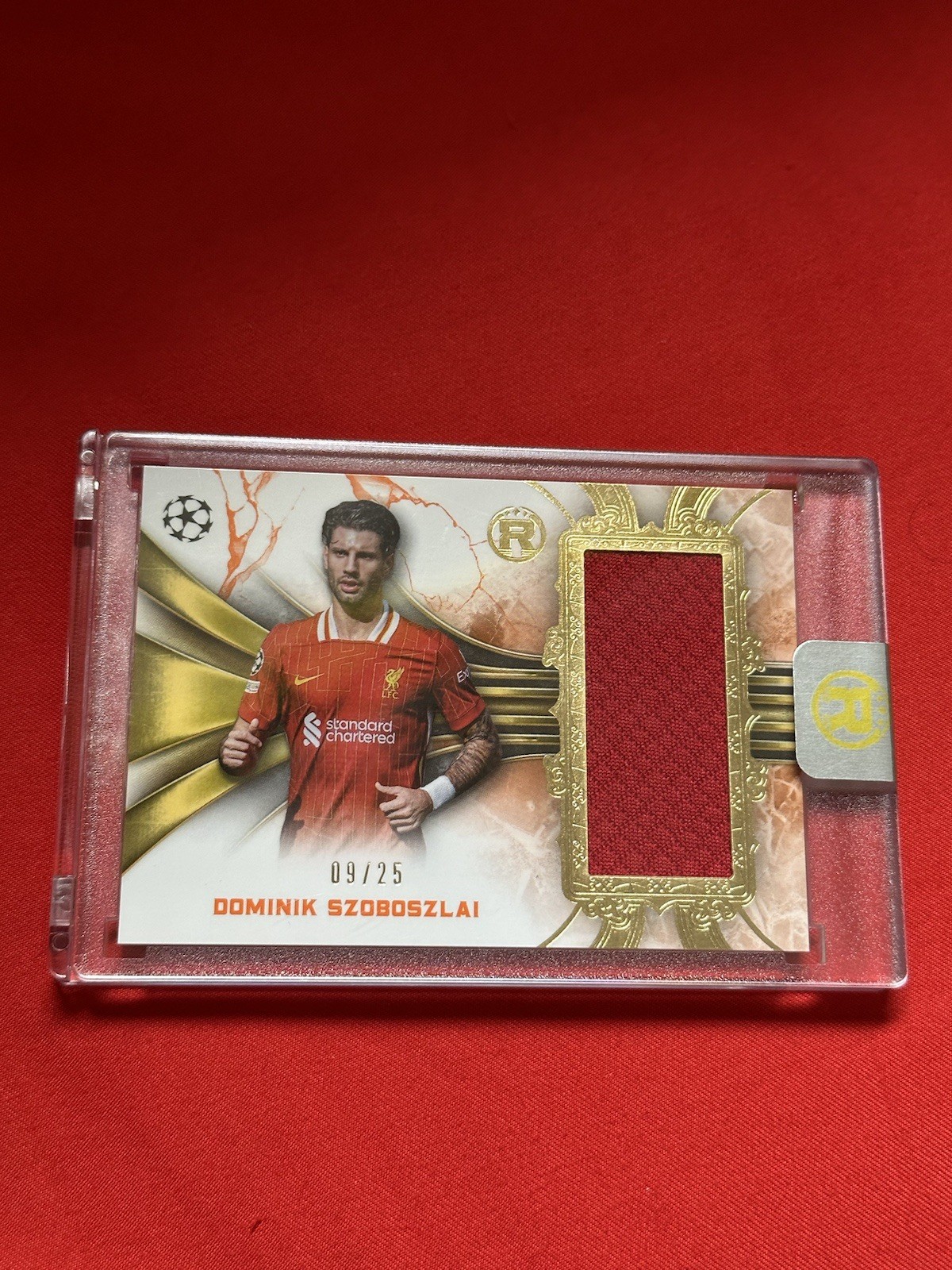 2024-25 Topps Reverence UCC - Szoboszlai Patch Worn /25 Liverpool Deco Auto 1/1 for sale on Ebay
