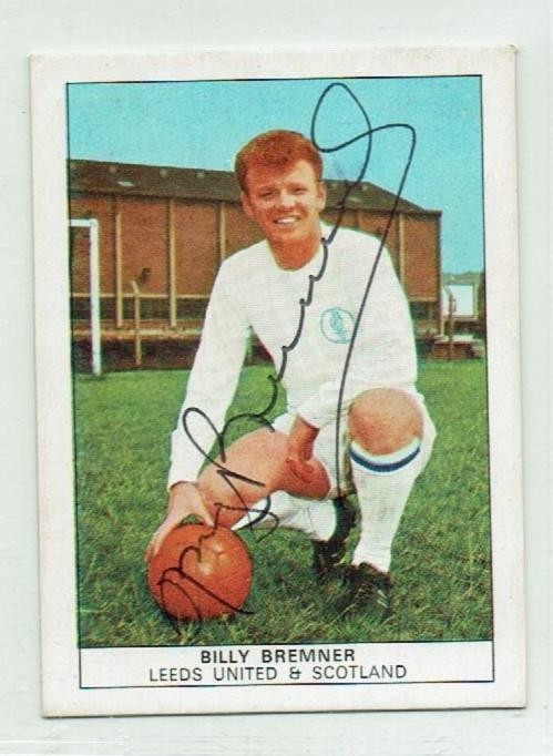 BILLY BREMNER signed 1970 Nabisco Foods Football card #6 SCOTLAND LEEDS UTD for sale on Ebay