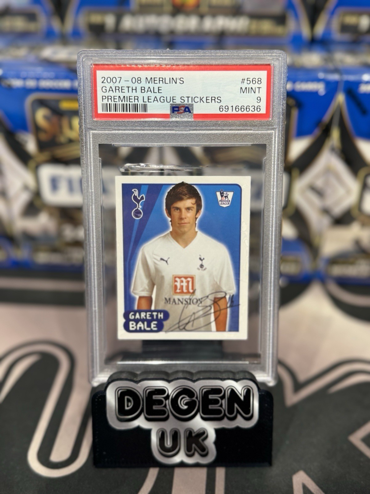 2007 Merlin PL Gareth Bale Rookie - PSA 9 Pop 1 3 Higher Tottenham for sale on Ebay
