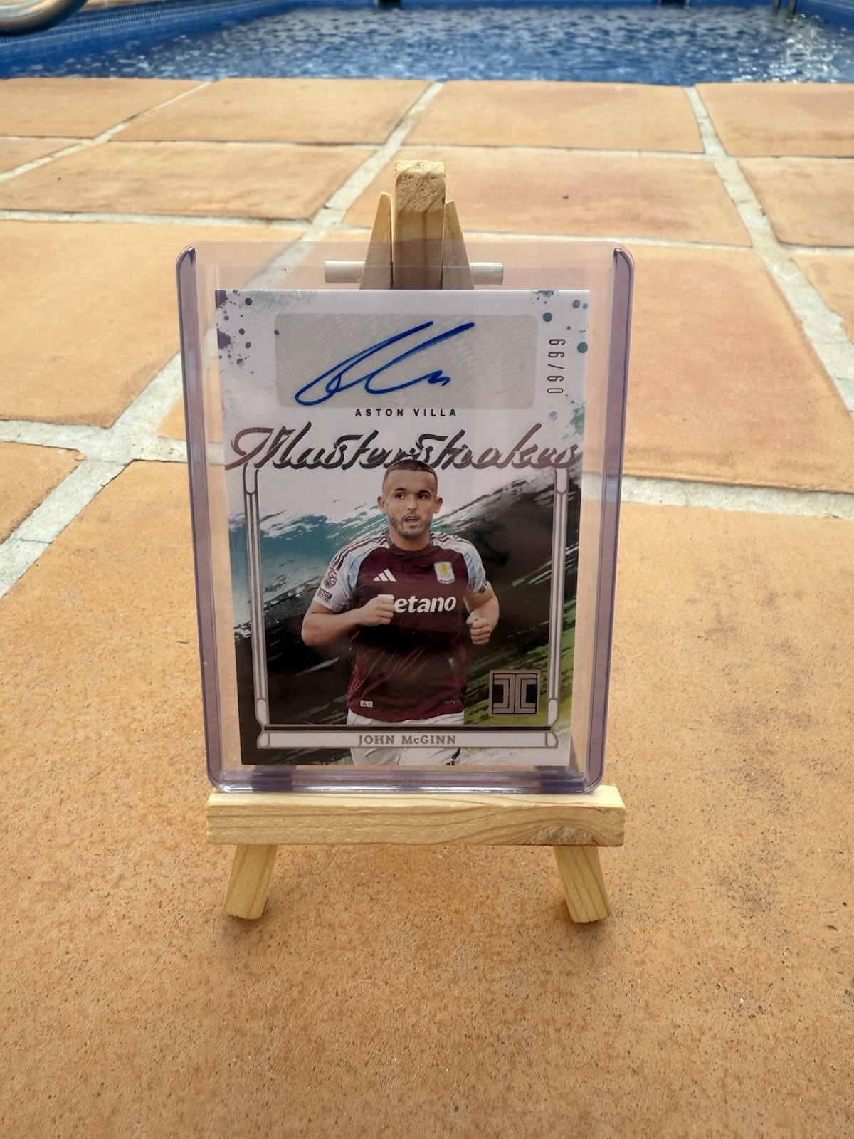 John McGinn /99 Auto Masterstrokes 2024-25 Panini Impeccable Soccer Aston Villa for sale on Ebay