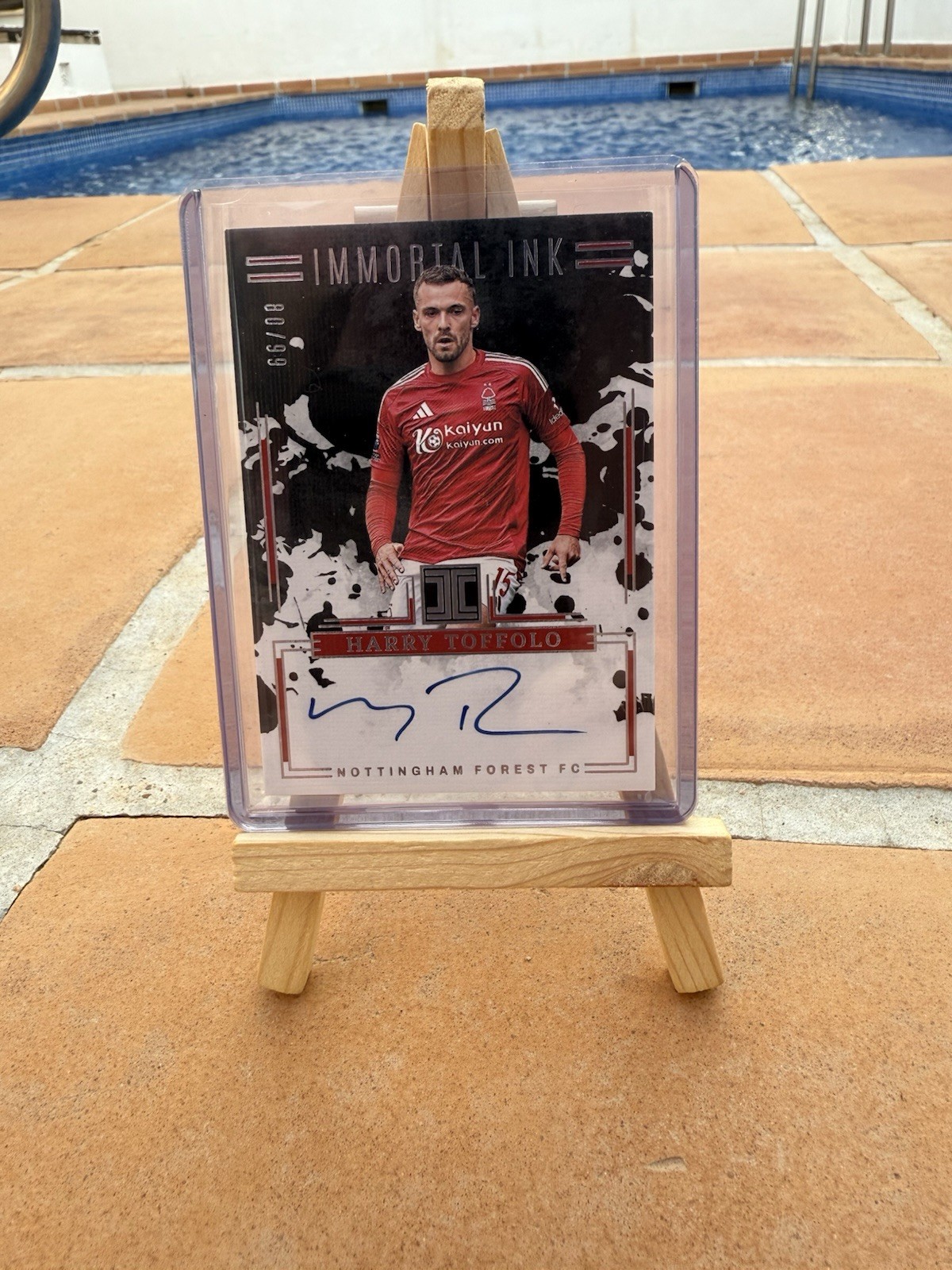 Harry Toffolo Auto /99 Nottingham Forest Immortal Ink Impeccable 2024/2025 for sale on Ebay