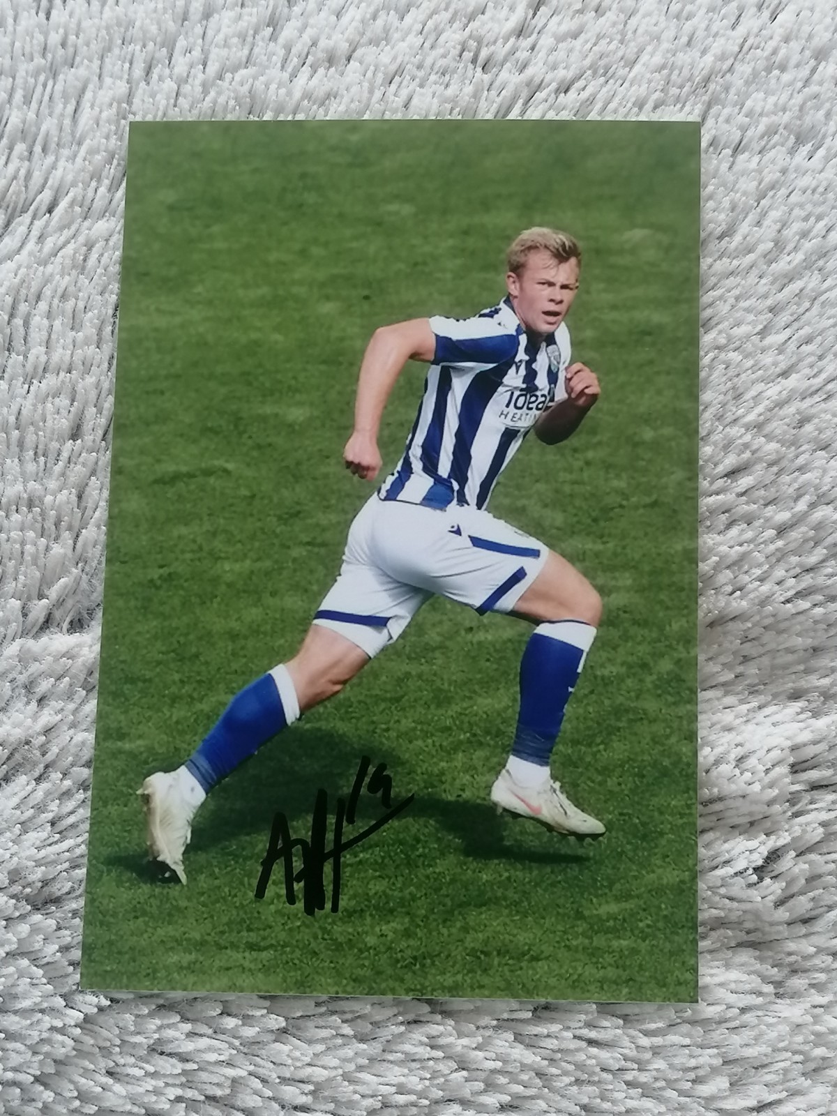 WBA. WEST BROM. WEST BROMWICH ALBION. HAND SIGNED PHOTO 6X4. AUNE HEGGEBO.  for sale on Ebay