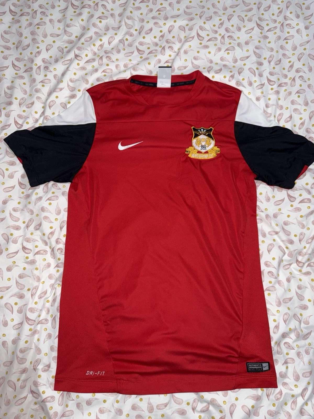 Nike Wrexham AFC 150th Anniversary Training Football Shirt 2014-2015 Medium for sale on Ebay