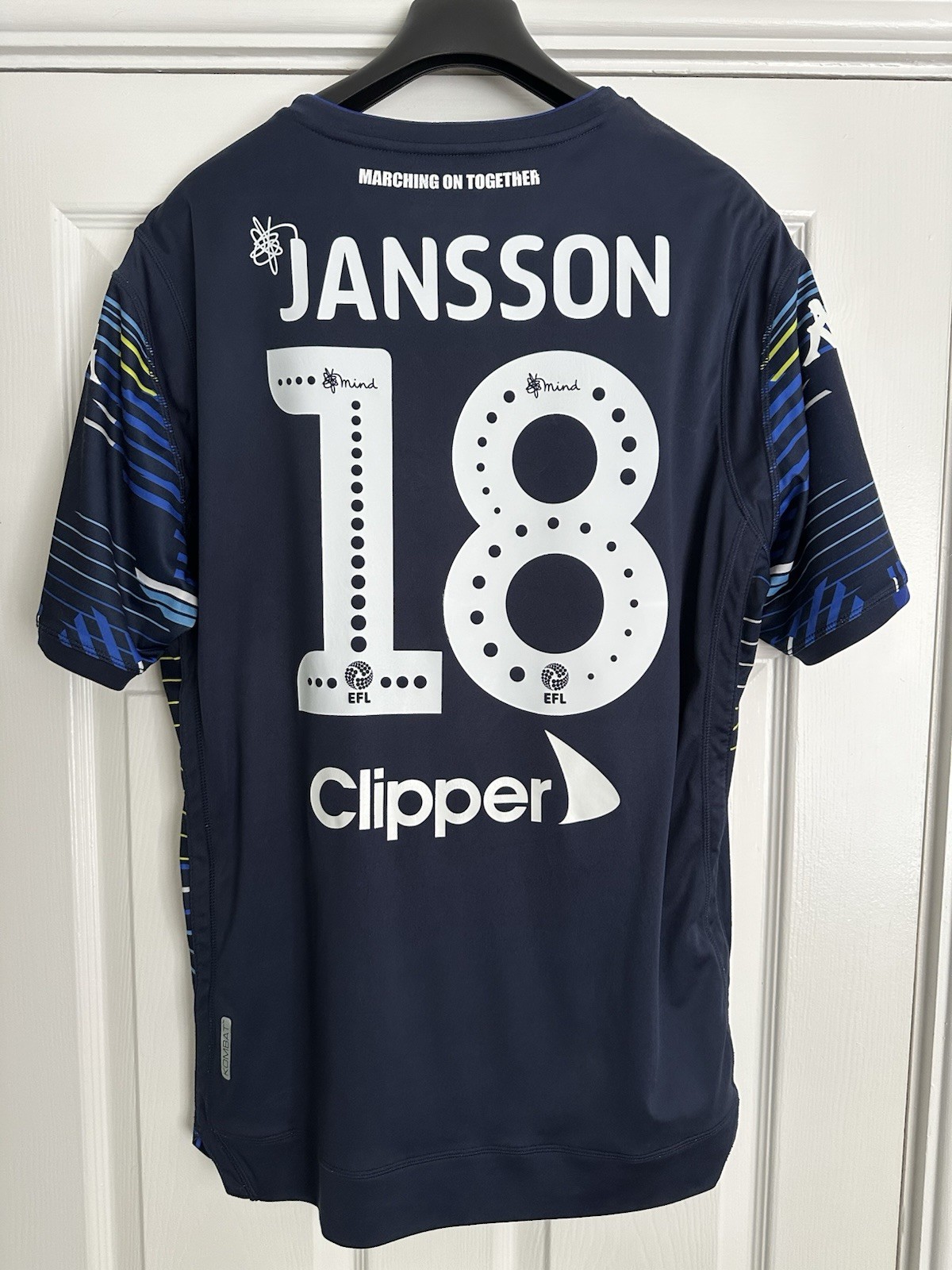 Leeds United 18/19 Away Shirt Large Jansson 18 for sale on Ebay