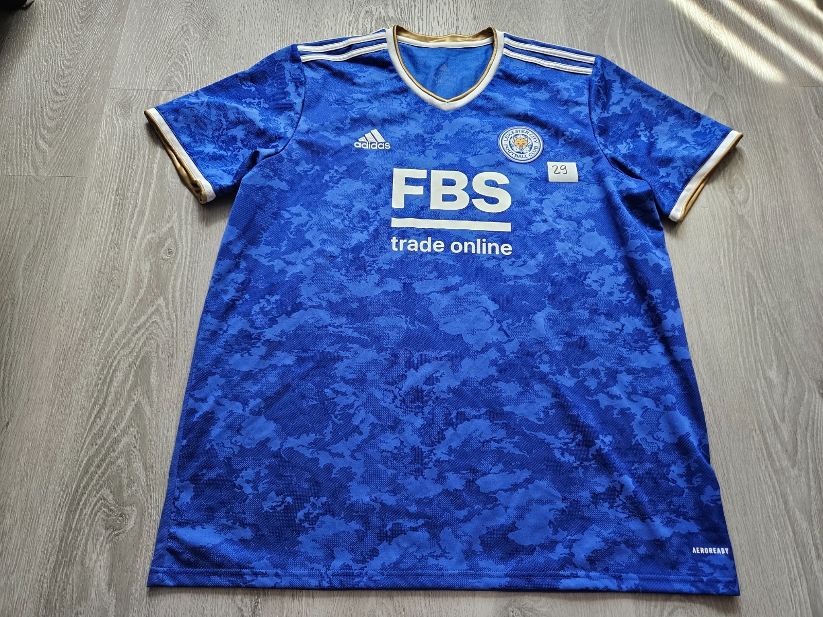 Mens adidas Leicester City Home football shirt 21/22 Size 2XL for sale on Ebay