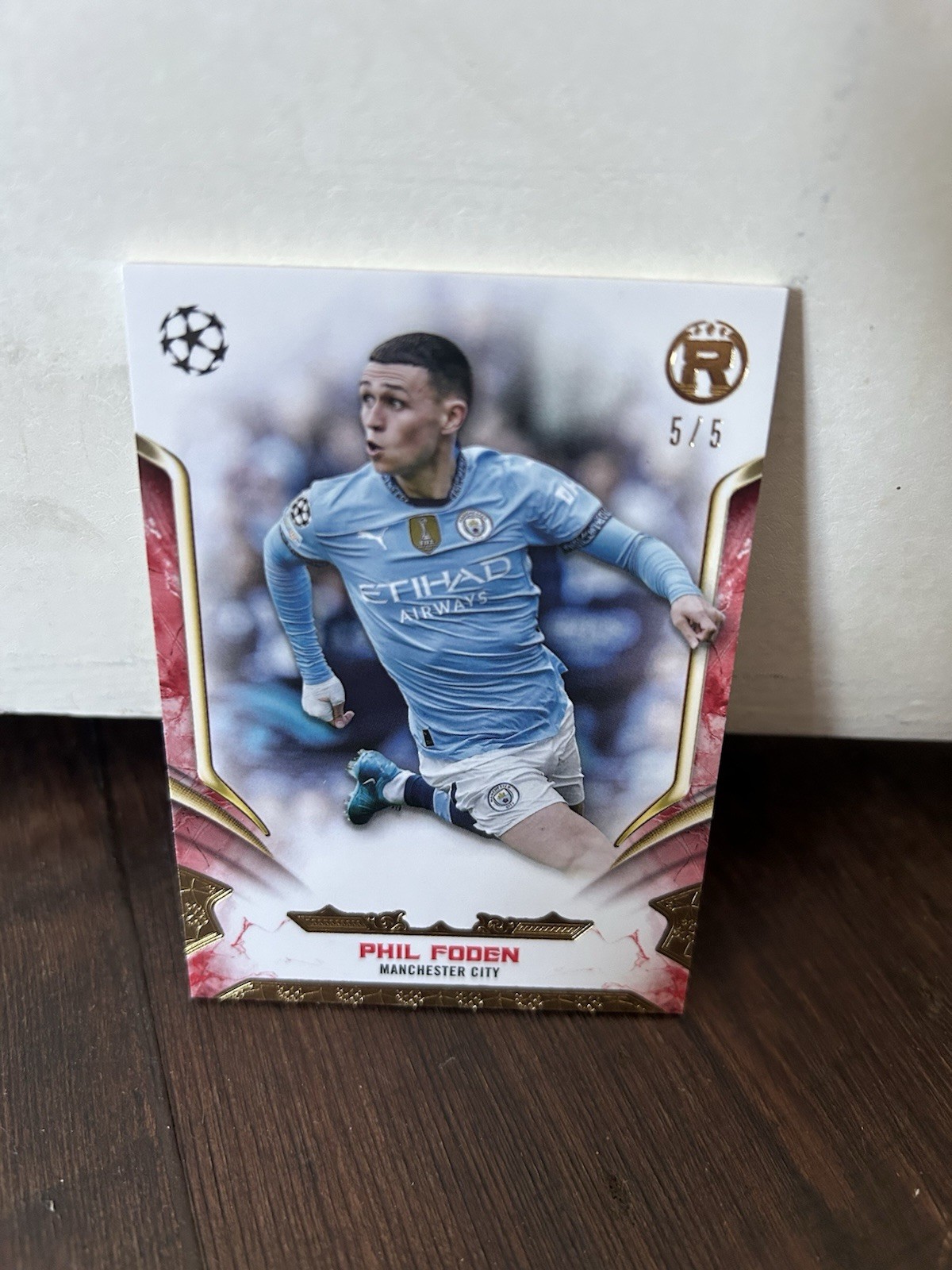 2024/25 Topps Reverence Phil Foden /5 Red Base Manchester City HIGH END CARD for sale on Ebay