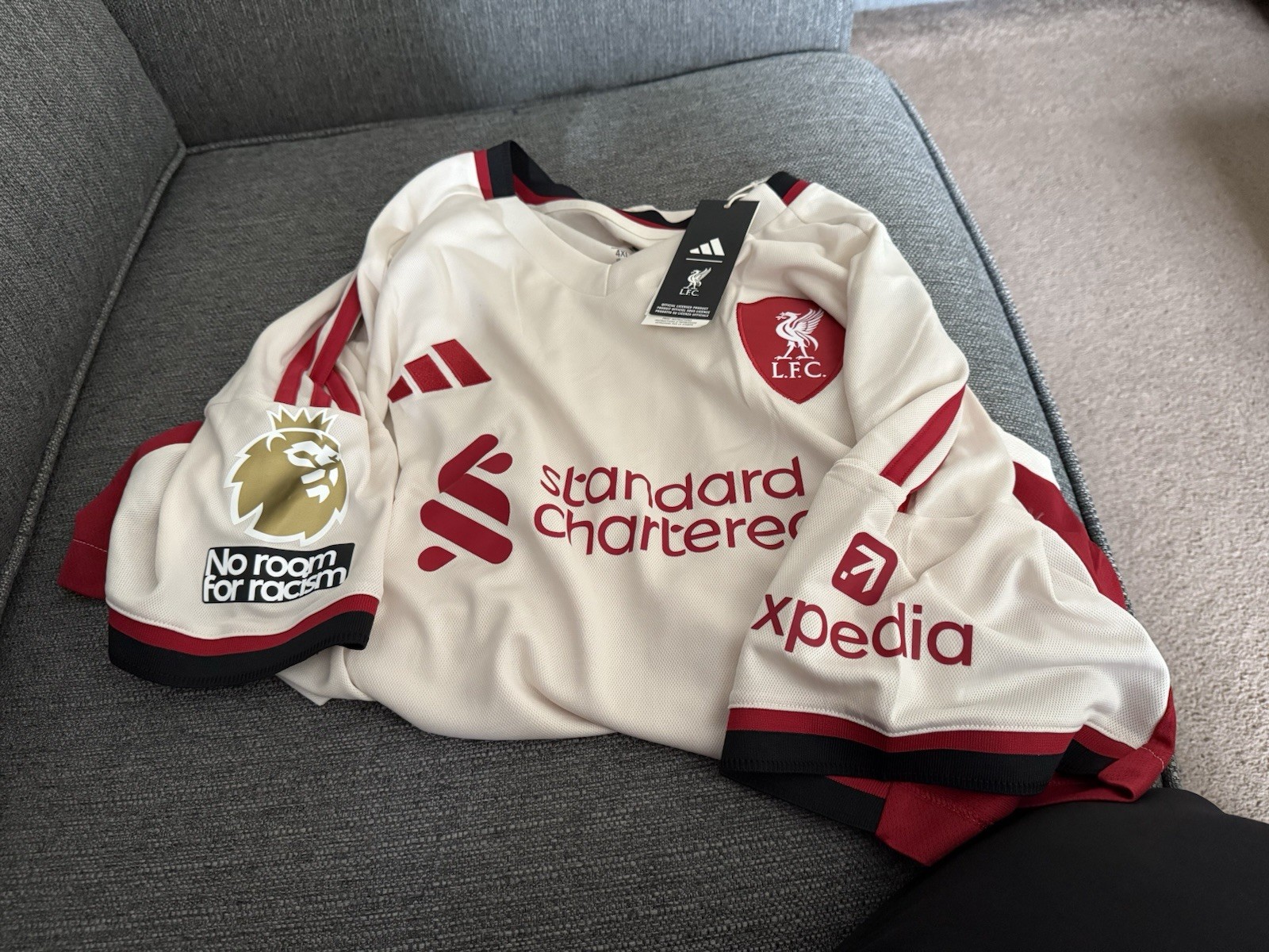 Men’s Official Adidas  Liverpool FC Away Shirt 25/26 - 4XL for sale on Ebay