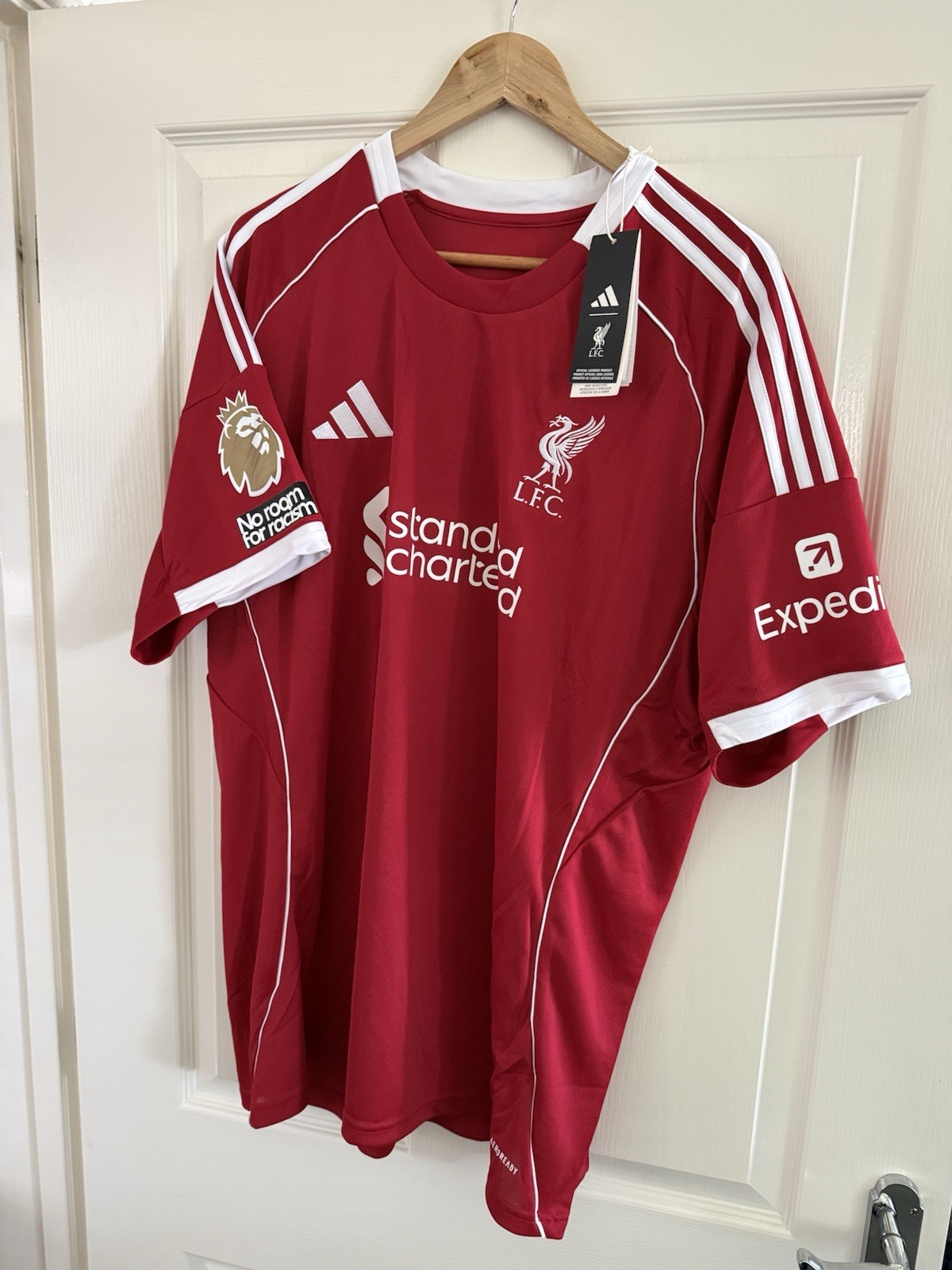 Official Men’s Adidas Liverpool Home Shirt 25/26 4XL Brand New With Tags. for sale on Ebay
