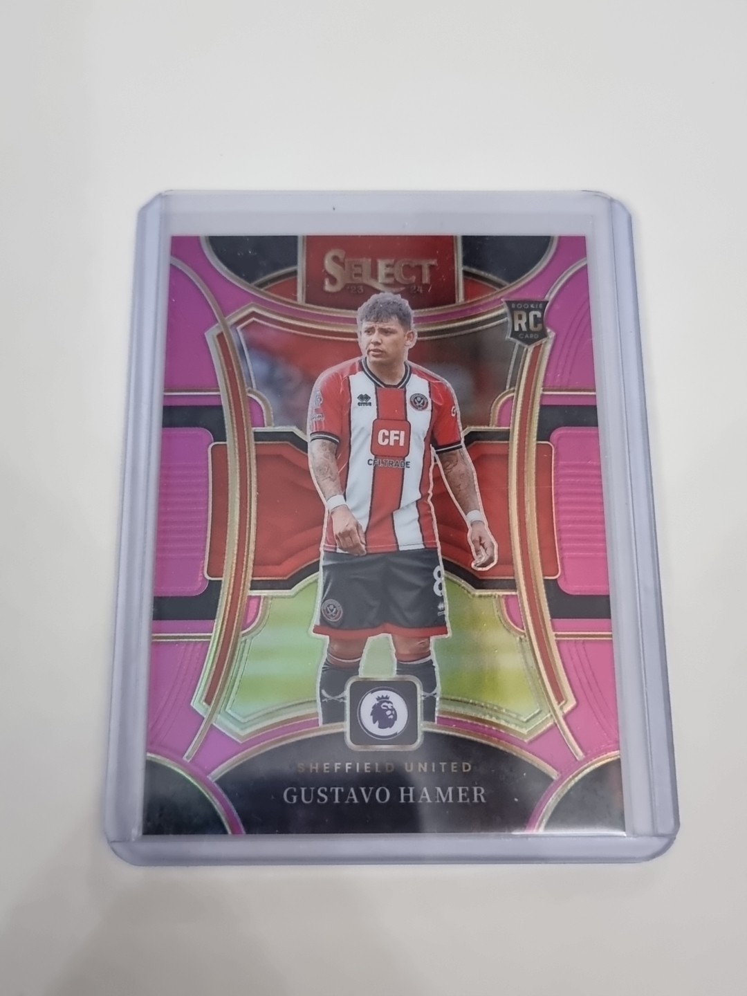 2023-24 Panini Select Pink Mezzanine /99 GUSTAVO HAMER Rookie Sheffield United  for sale on Ebay