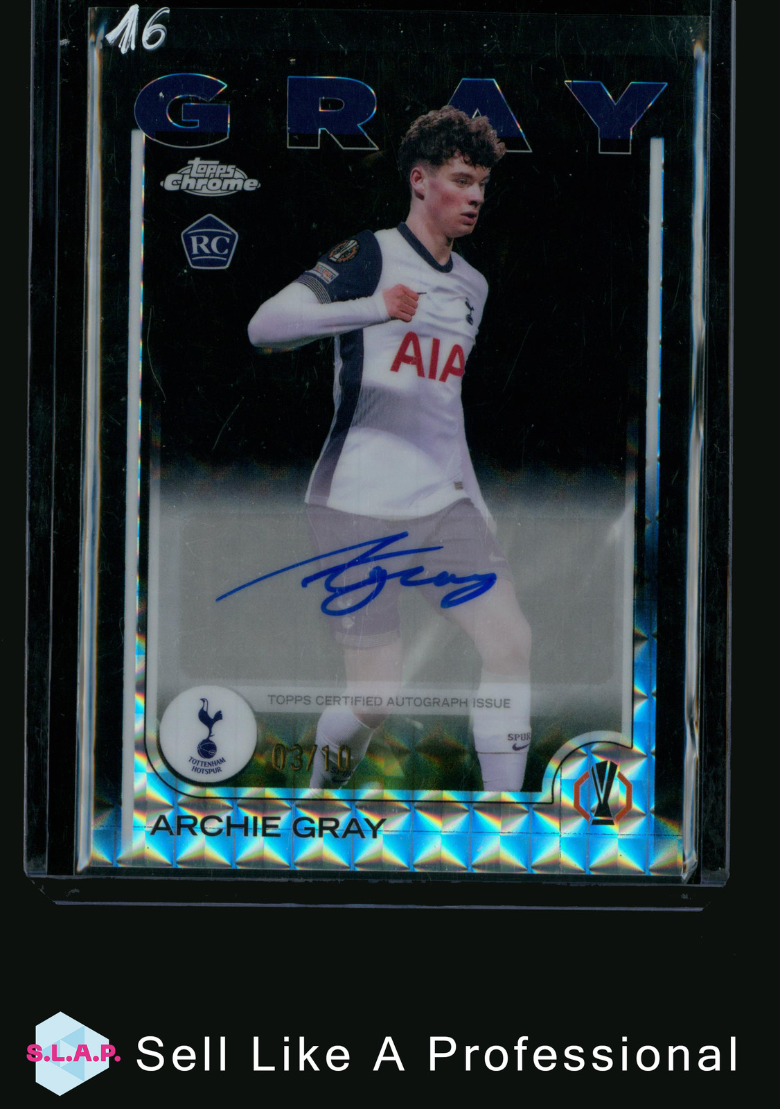ARCHIE GRAY TOPPS 03/10 CA-AH 2025 UEL TOTTENHAM HOTSPUR ENGLISH AUTO RC for sale on Ebay