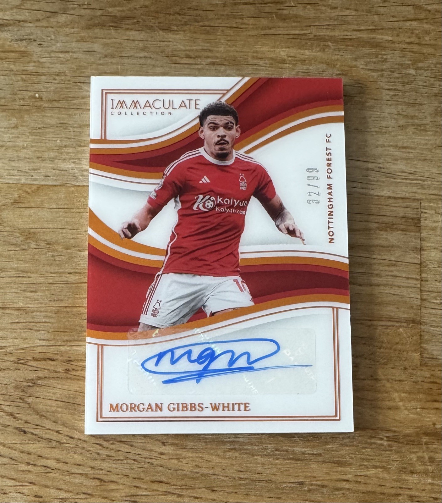 23/24 Panini Immaculate Morgan Gibbs-White Nottingham Forest Auto /99 for sale on Ebay