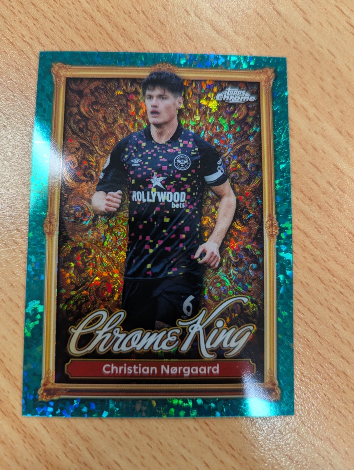 Parallel Norgaard Chrome King Topps Premier League 2025/2026 Brentford 25/26 CK4 for sale on Ebay