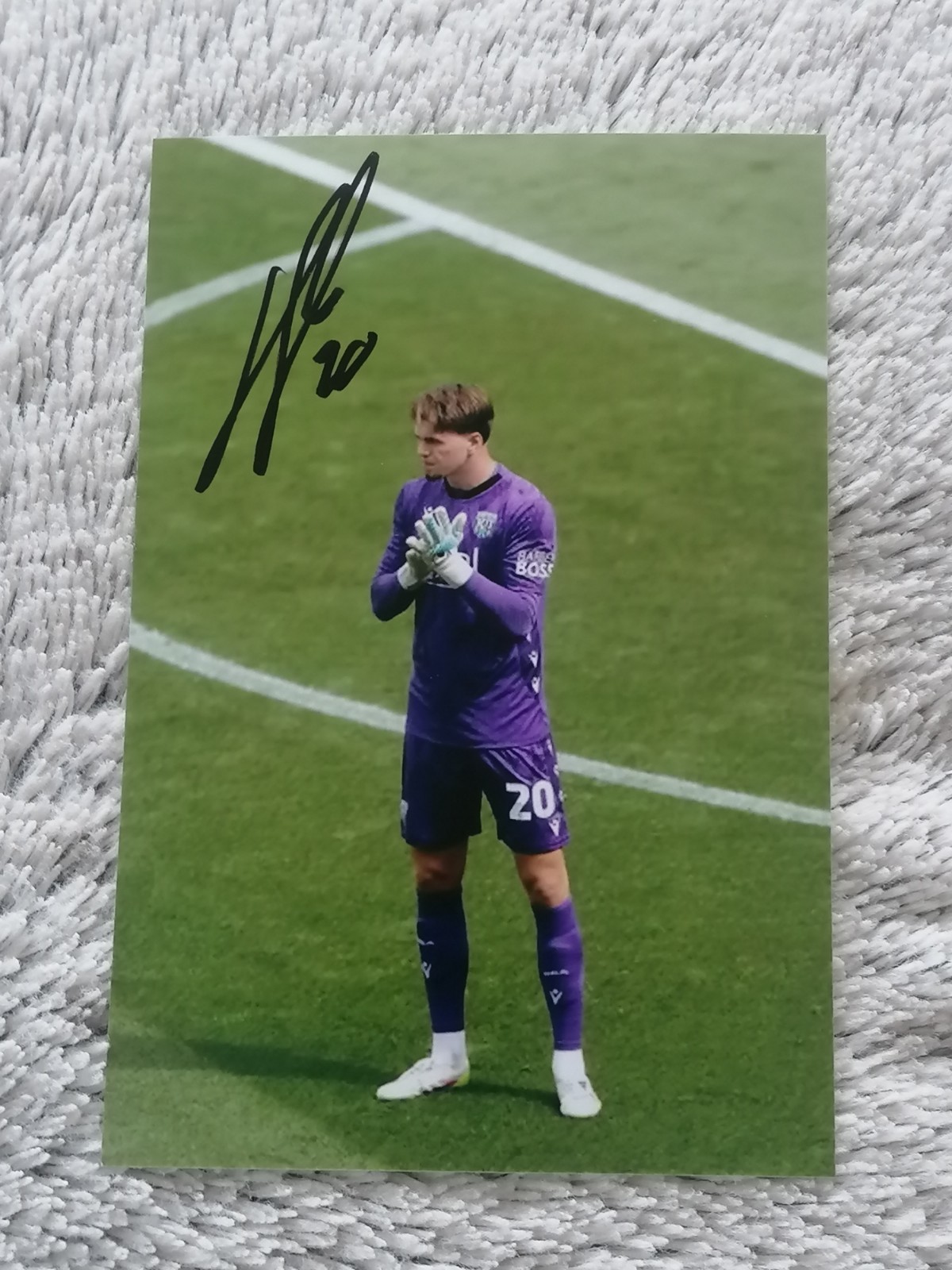 WBA. WEST BROM. WEST BROMWICH ALBION. HAND SIGNED PHOTO 6X4 JOSH GRIFFITHS.  for sale on Ebay
