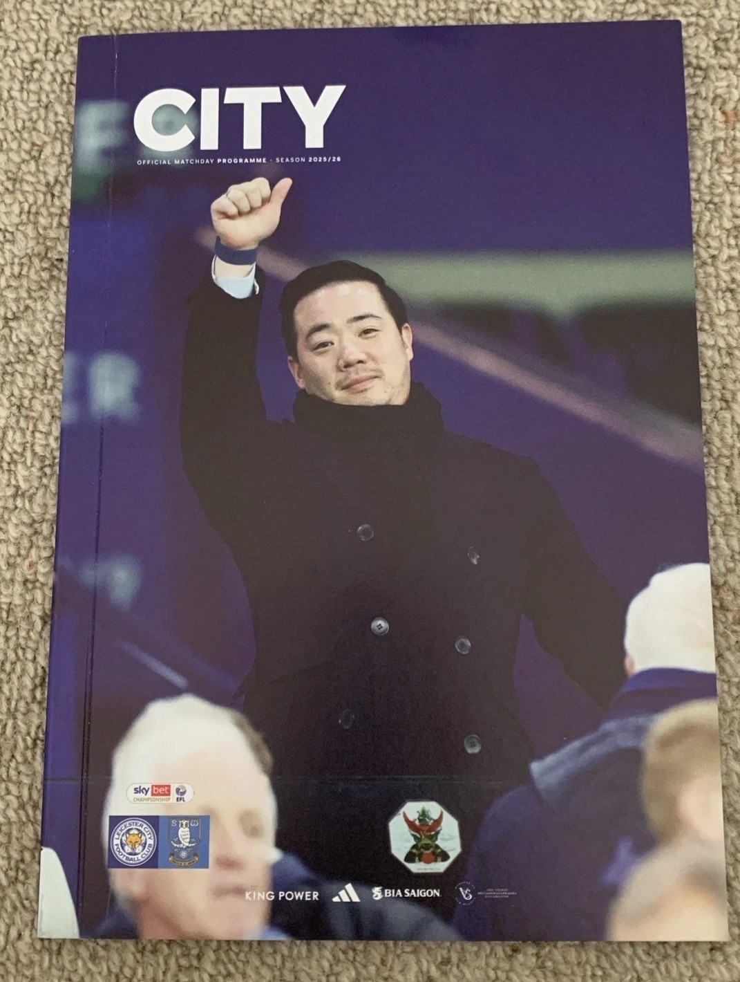 LEICESTER CITY v SHEFFIELD WEDNESDAY PROGRAMME 10/08/2025 for sale on Ebay