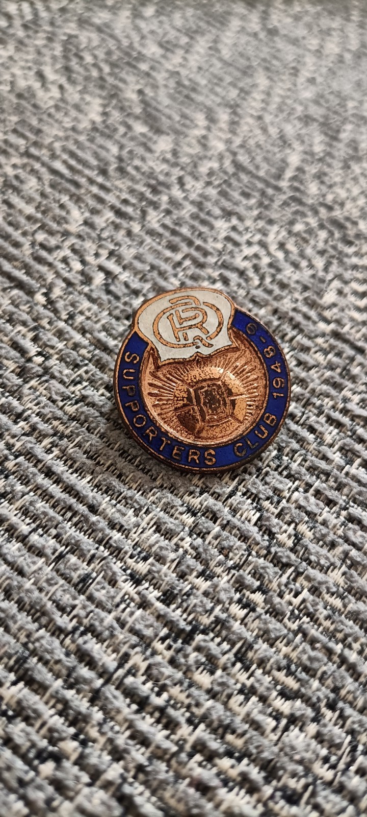 QPR Queens park rangers 1948-1949 supporters club enamel  badge by W.H Miller for sale on Ebay