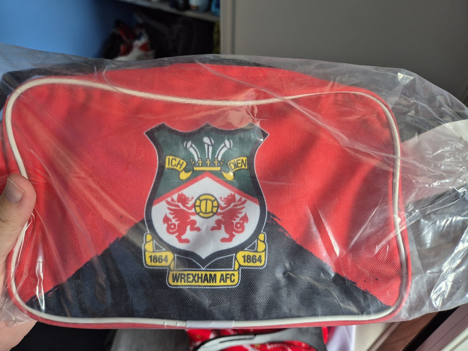 Wrexham AFC washbag - Bnib for sale on Ebay