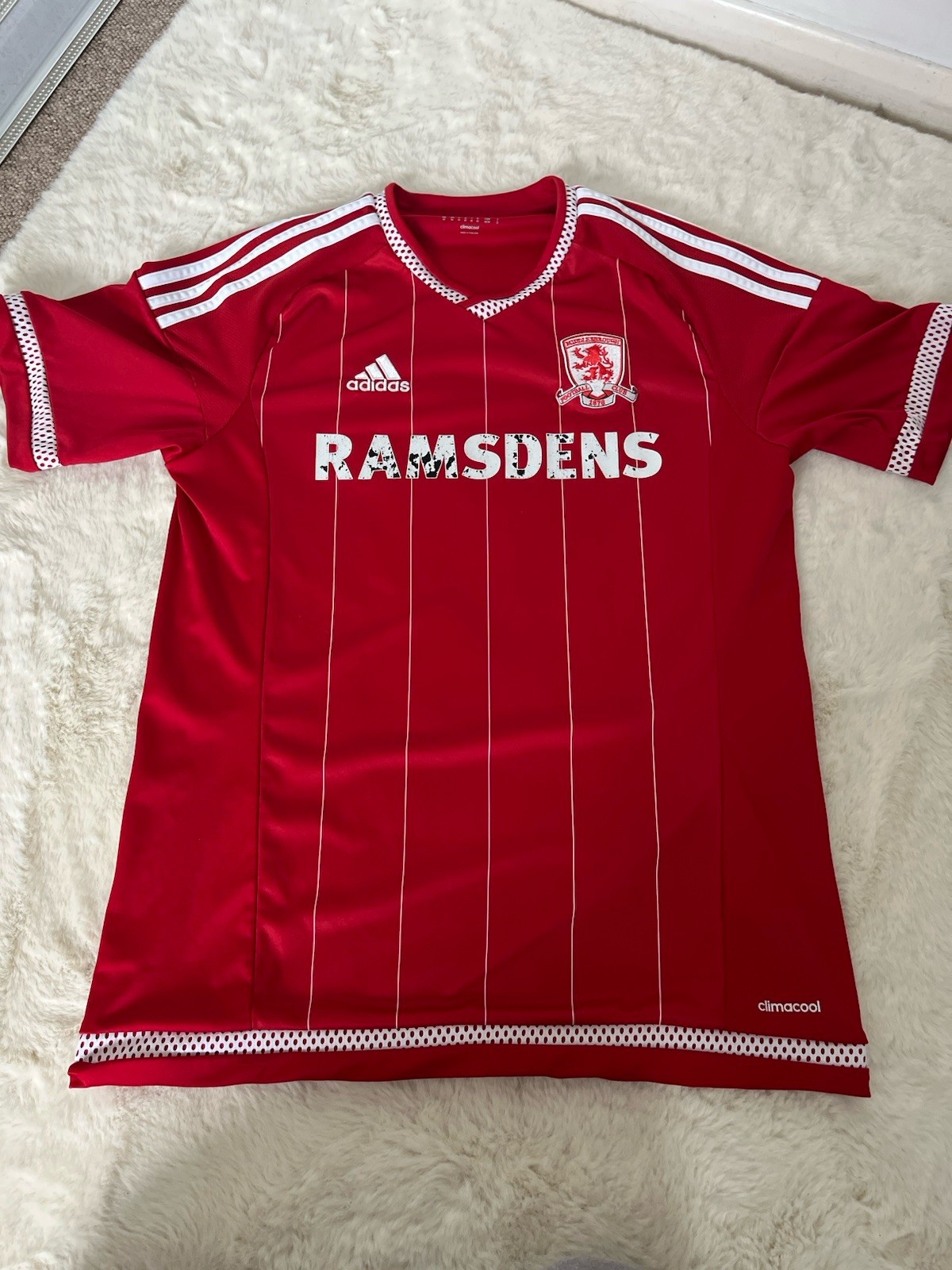 Middlesbrough Football Shirt for sale on Ebay