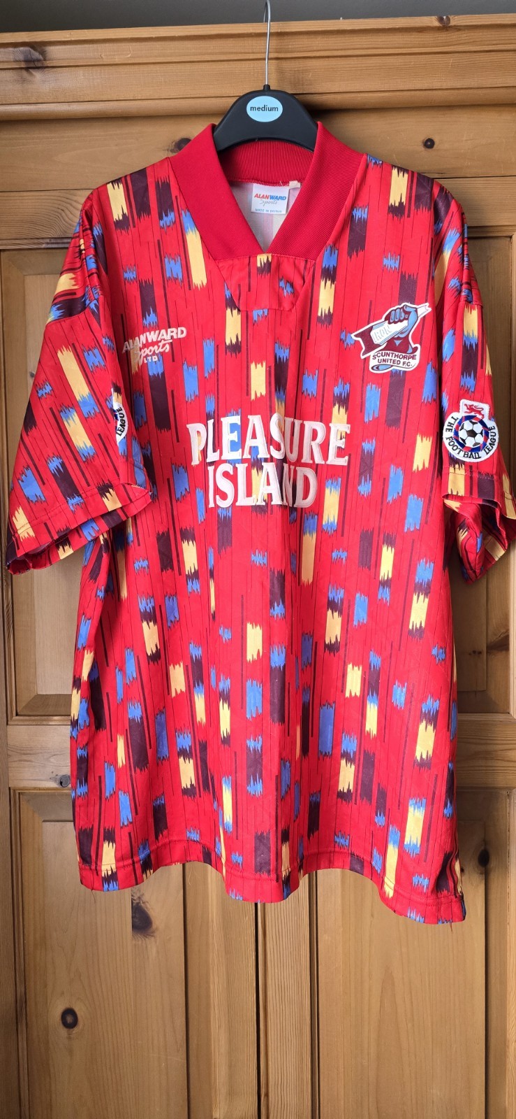 Scunthorpe United Matchworn Blood Shirt. 1994 Season. for sale on Ebay