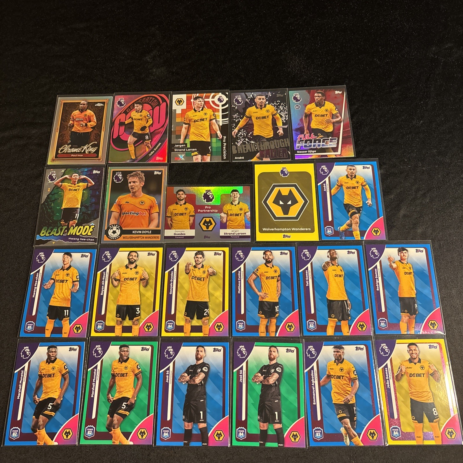 TOPPS 2026 Premier League 25/26 Football TCG Wolverhampton Wolves Insert Bundle for sale on Ebay
