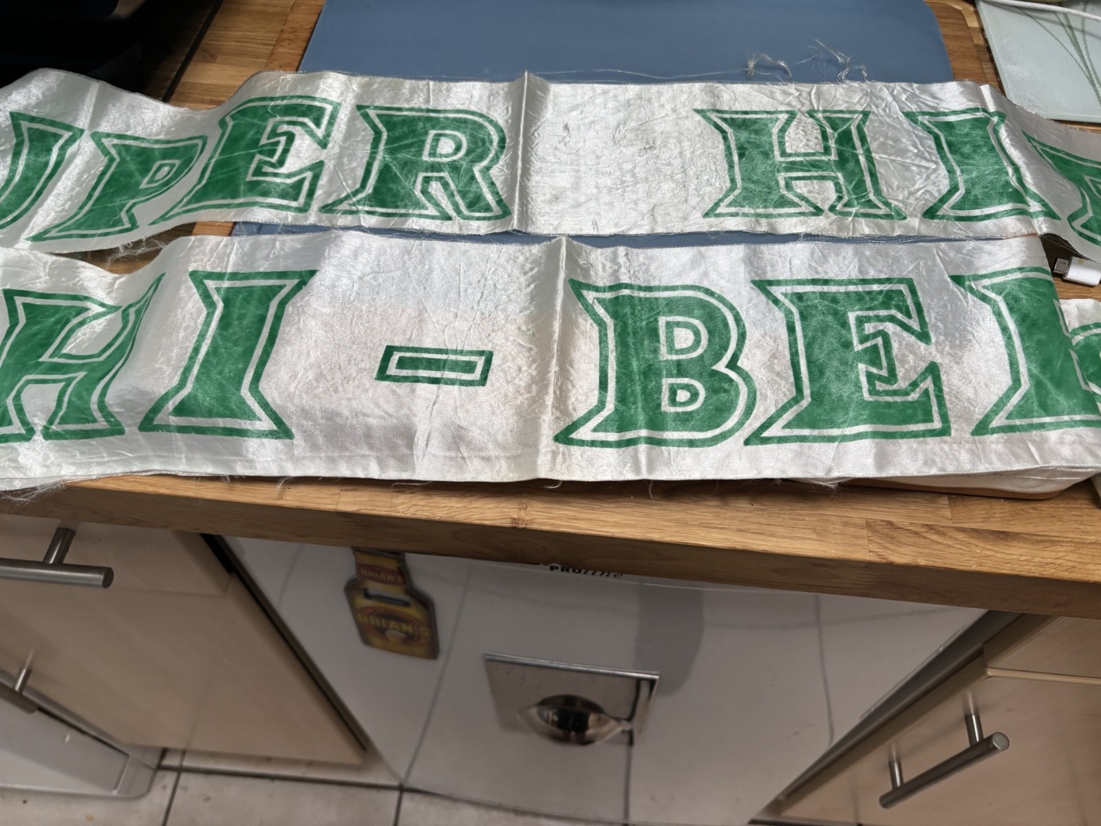 2 hibernian silk style scarves 1970'S / 1980'S for sale on Ebay