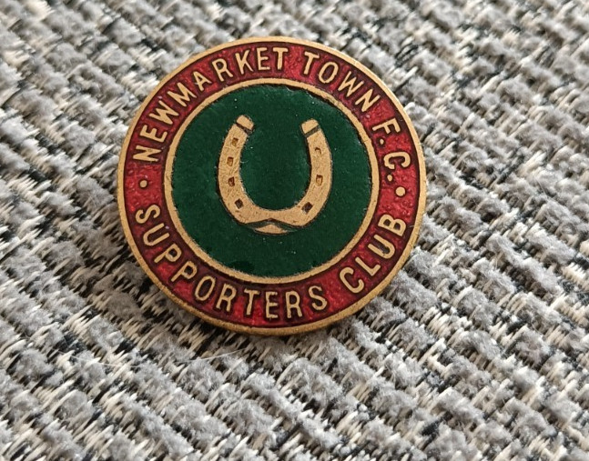 Newmarket Town FC 1960's supporters club enamel  badge  for sale on Ebay