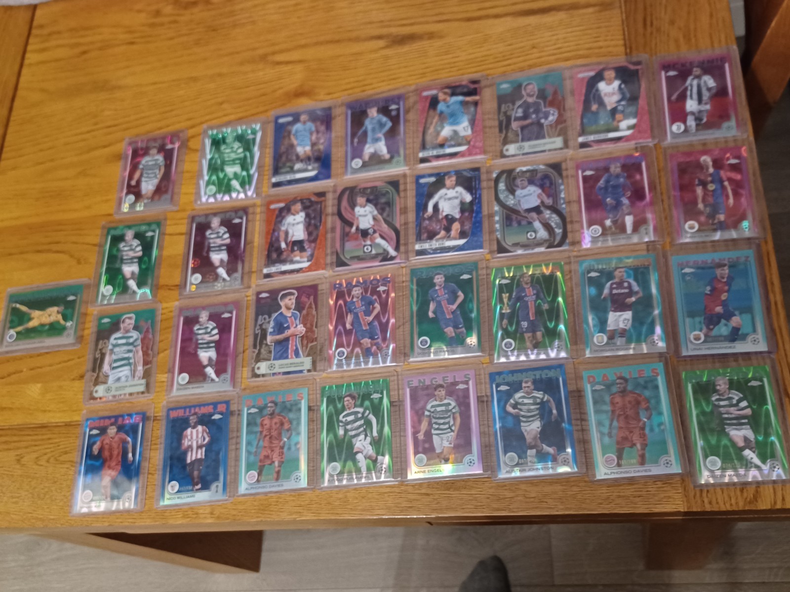 33 Numbered Soccer card bundle , Manchester City , Chelsea , PSG, Barcelona  for sale on Ebay