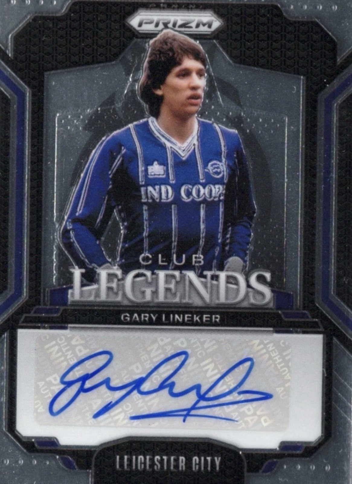 Panini Prizm 2024-25 EPL Gary Lineker Leicester City Club Legends Auto for sale on Ebay