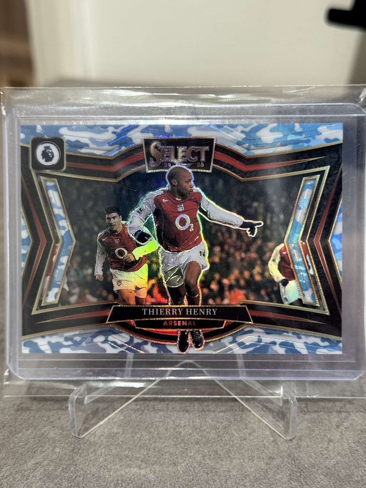 2024-25 Panini EPL Select Thierry Henry 47/49 - Blue Camo Field Level - Arsenal for sale on Ebay