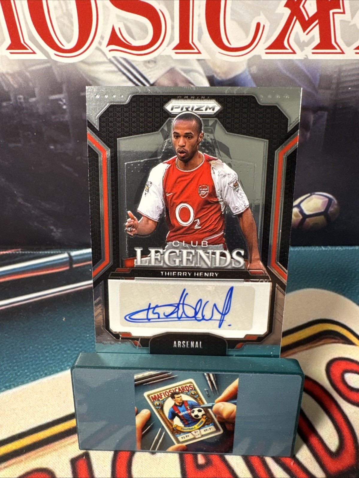 PANINI PRIZM PREMIER LEAGUE 24/25 THIERRY HENRY ARSENAL CLUB LEGENDS AUTO . for sale on Ebay