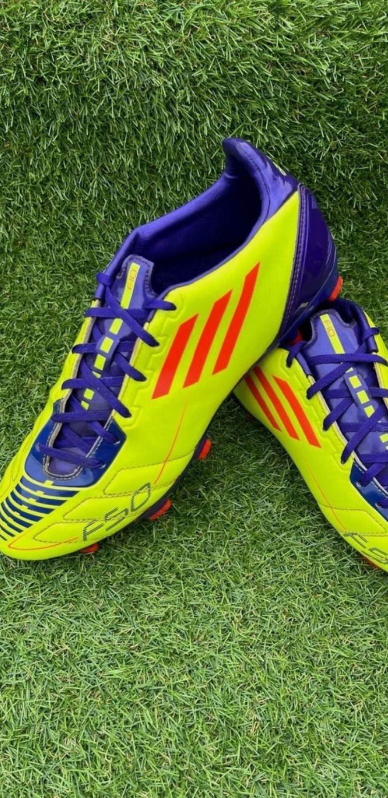 Adidas F50 F10 Prime FG men's football boots size 7.5 retro rare adizero yellow for sale on Ebay