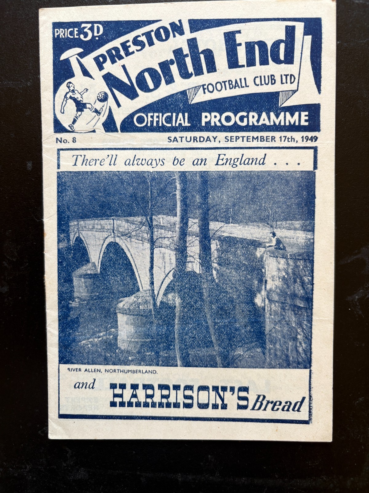 1949-50 Preston North End Reserves v West Bromwich Albion Reserves for sale on Ebay