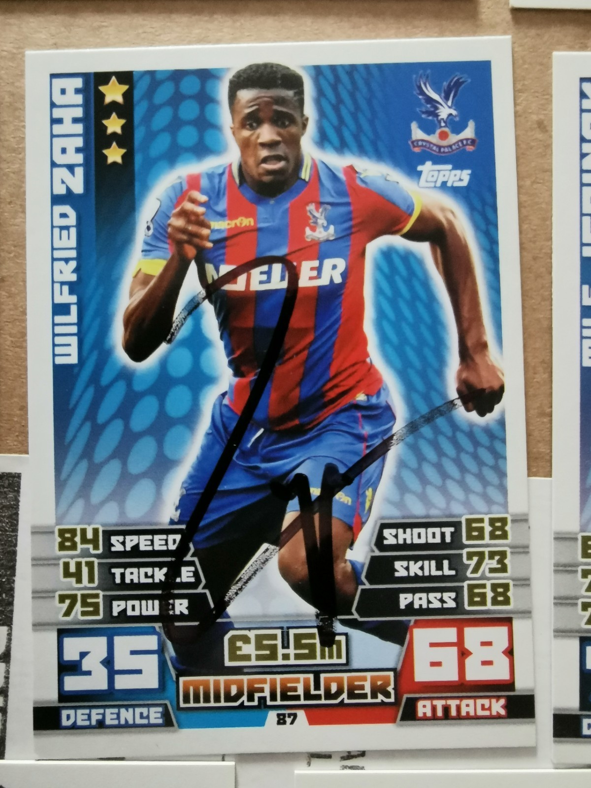 Crystal Palace 14 Signed Match Attax Cards  Zaha Pulis 2014/15 for sale on Ebay