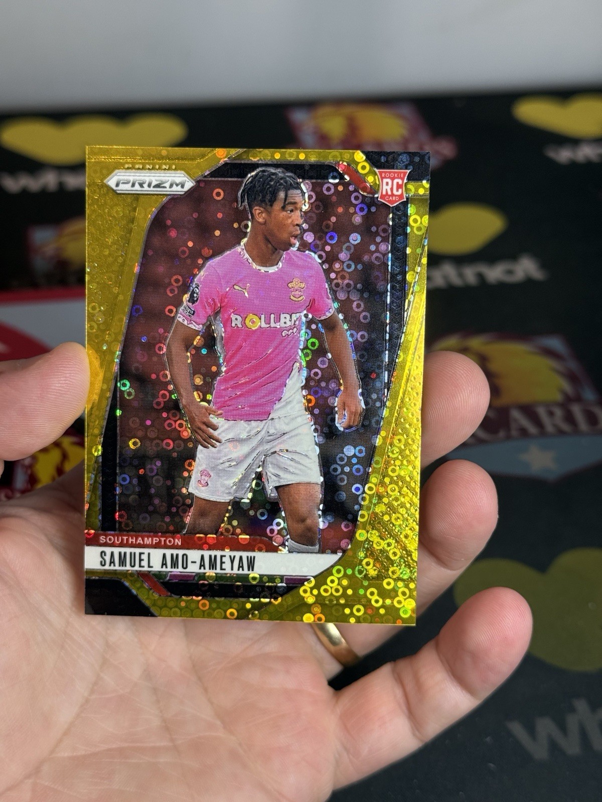 Samuel Amo-Ameyaw Southampton Breakaway Panini Prizm Gold 7/10 for sale on Ebay