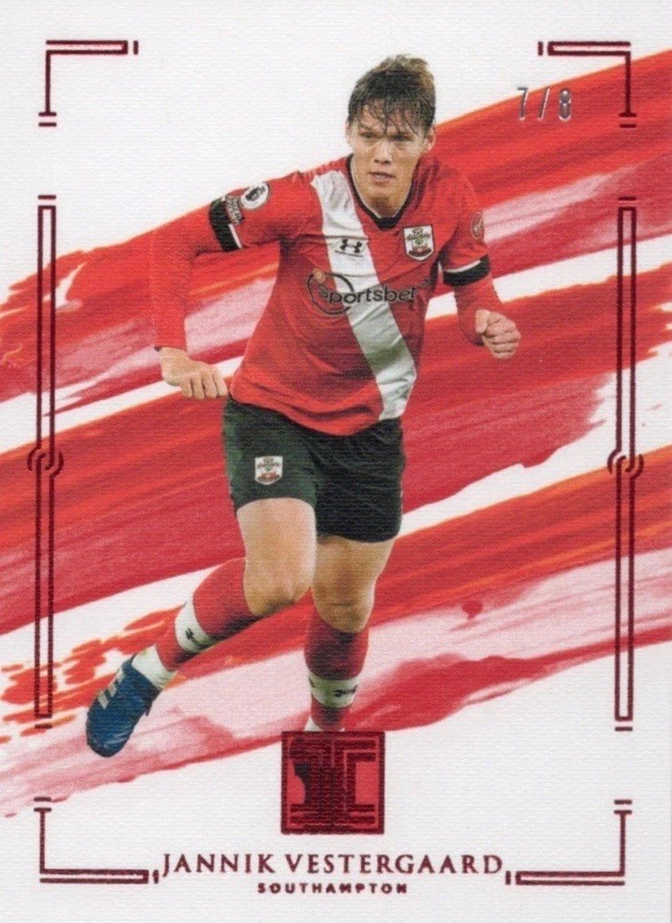 2020/21 Panini Impeccable Soccer Jannik Vestergaard /8 SSP Rare Southampton for sale on Ebay