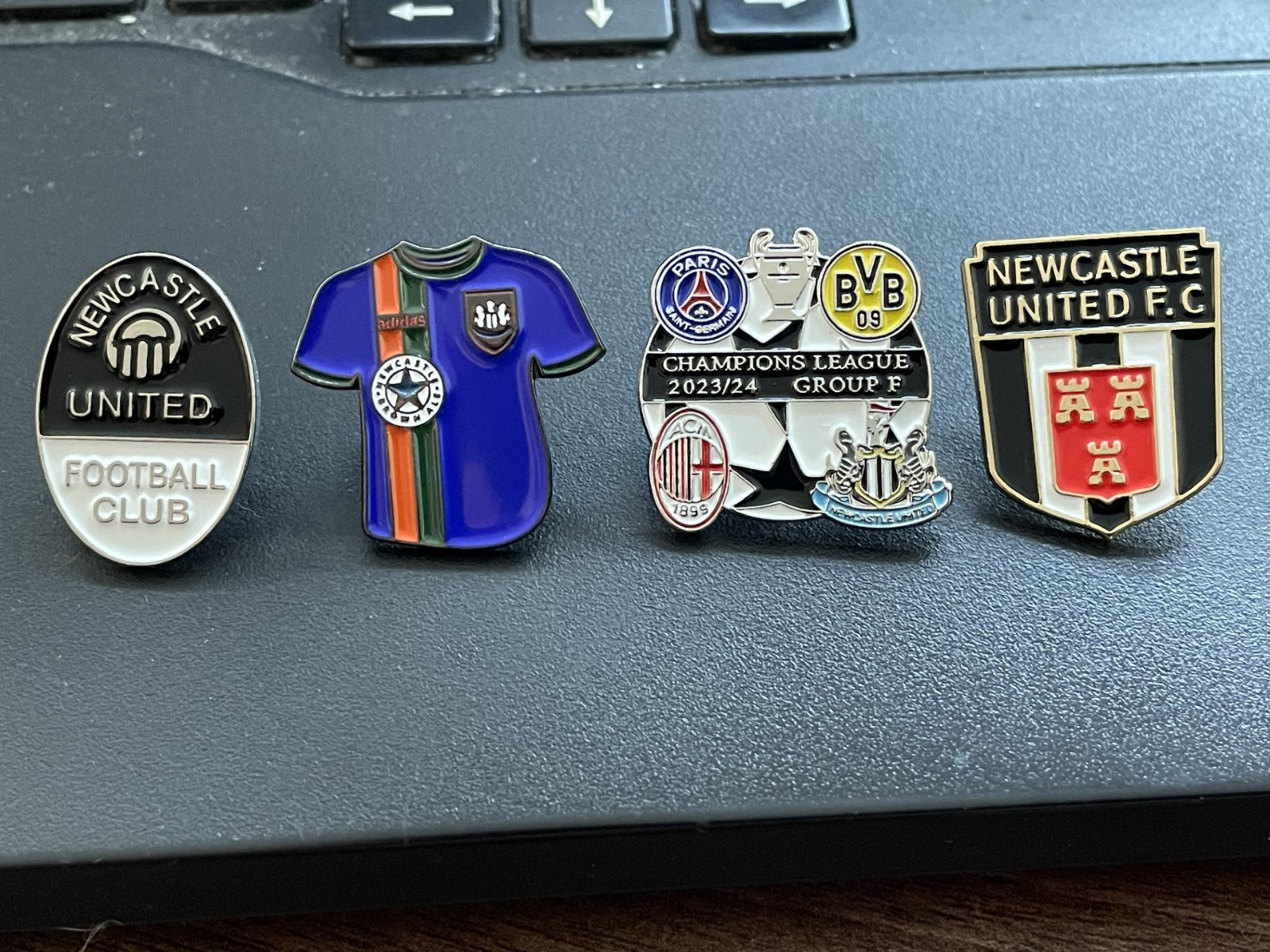 4nr NEWCASTLE UNITED - BADGES (4) for sale on Ebay