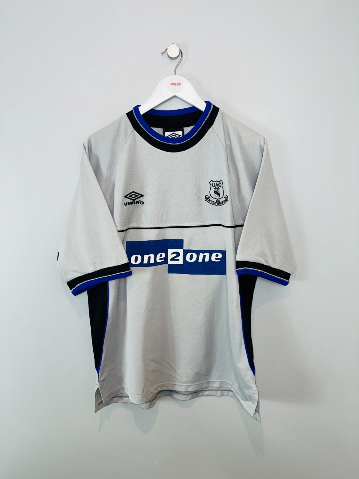 EVERTON 1998/99 TRAINING SHIRT (size L)  UMBRO ORIGINAL VINTAGE FOOTBALL SHIRT for sale on Ebay