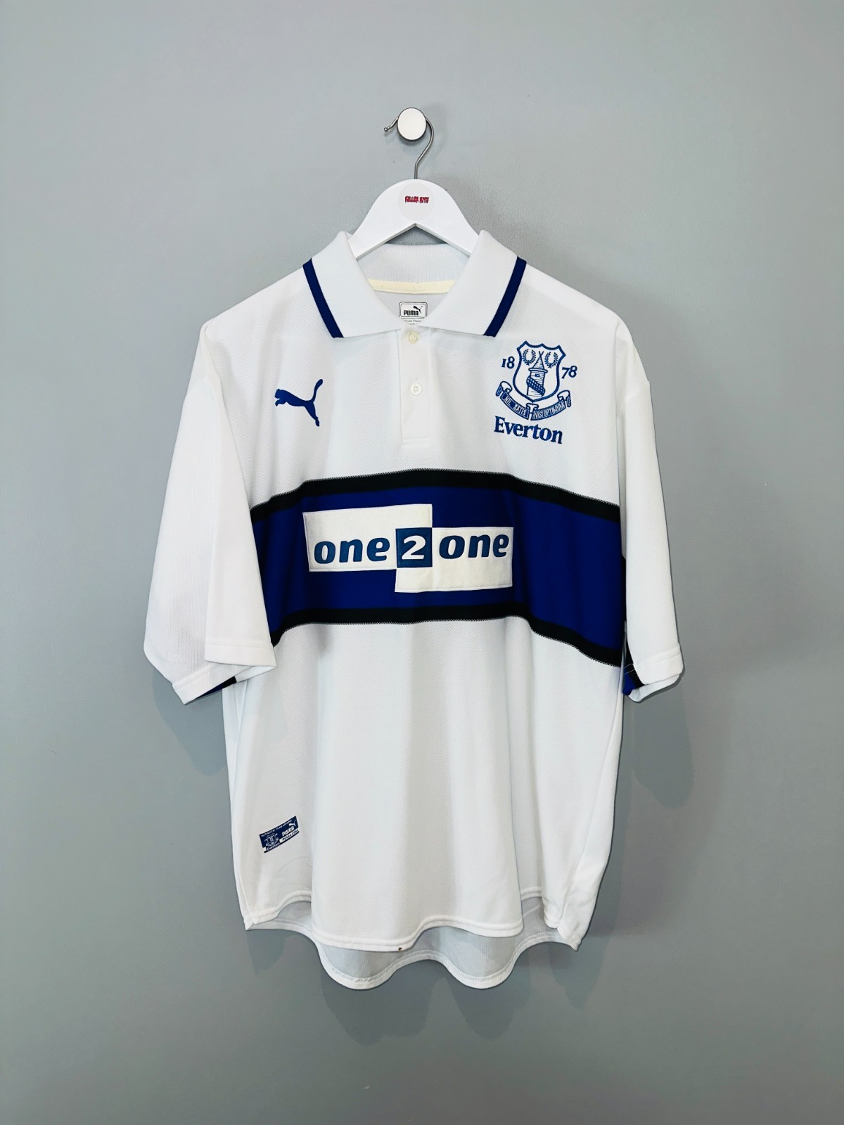 EVERTON 2000/01 THIRD SHIRT (size L)  PUMA ORIGINAL VINTAGE FOOTBALL SHIRT for sale on Ebay