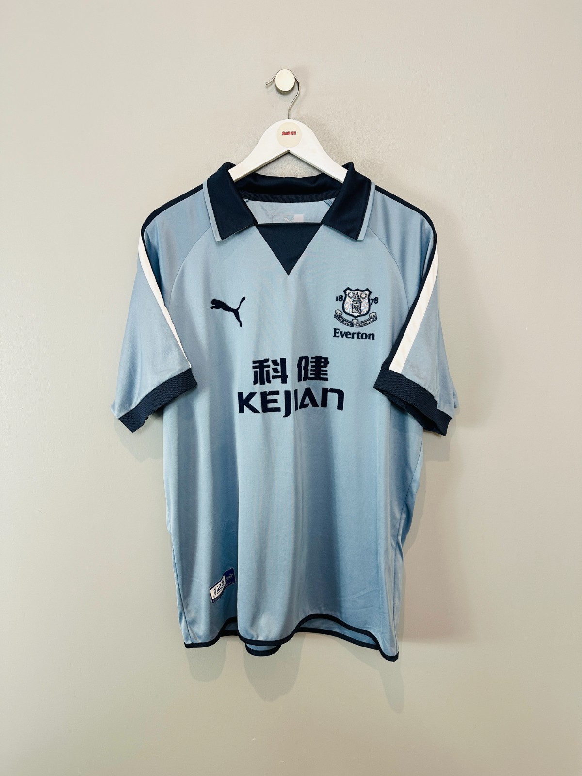 EVERTON 2003/04 THIRD SHIRT (size L)  PUMA ORIGINAL VINTAGE FOOTBALL SHIRT for sale on Ebay
