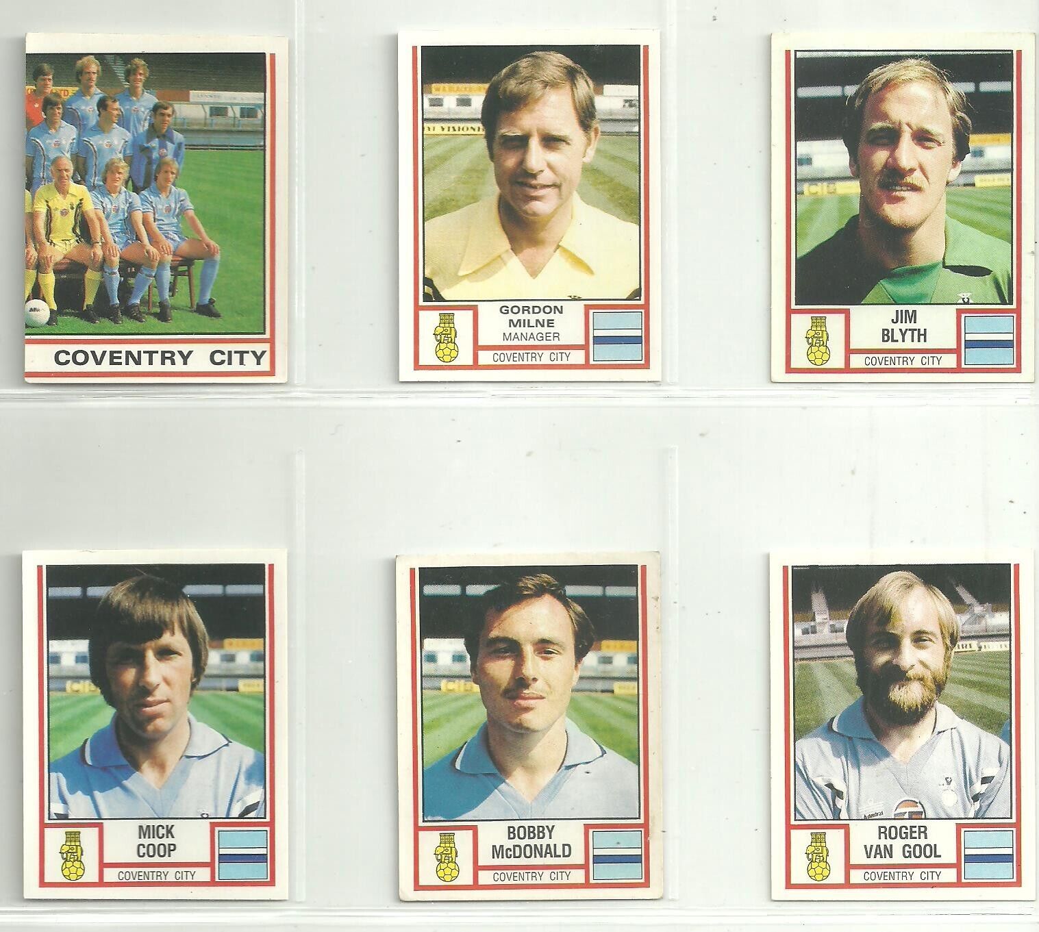 6 x COVENTRY CITY - Panini Football '81 Stickers [Unused] for sale on Ebay