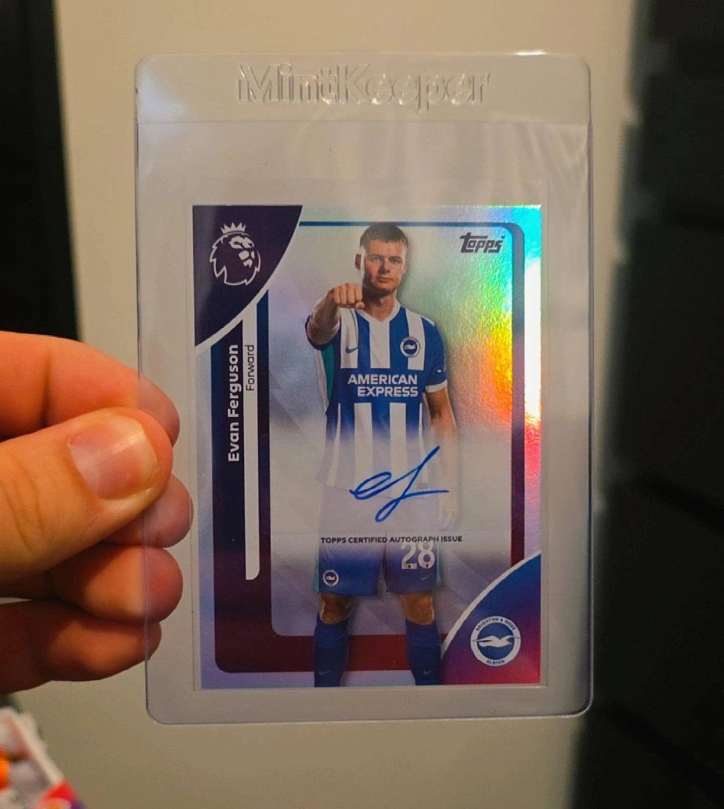 Topps Premier League 2026 Evan Ferguson Autograph Auto Brighton for sale on Ebay