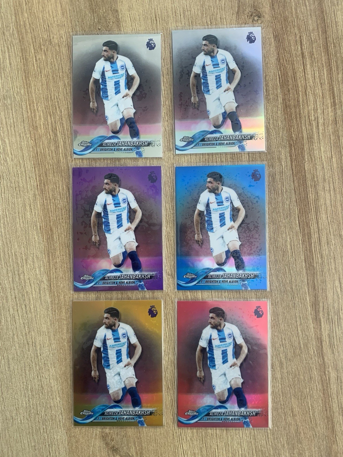 Alireza Jahanbakhsh Brighton Numbered Football Card Bundle UCC Chrome 2018/19 for sale on Ebay