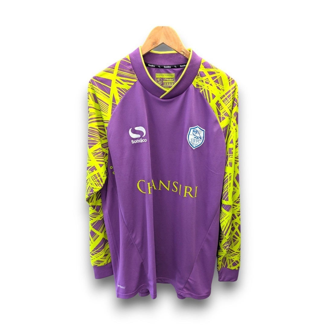 Men's SONDICO Sheffield Wednesday 2015/16 Goalkeepers Kit Shirt Size XL - S96 for sale on Ebay