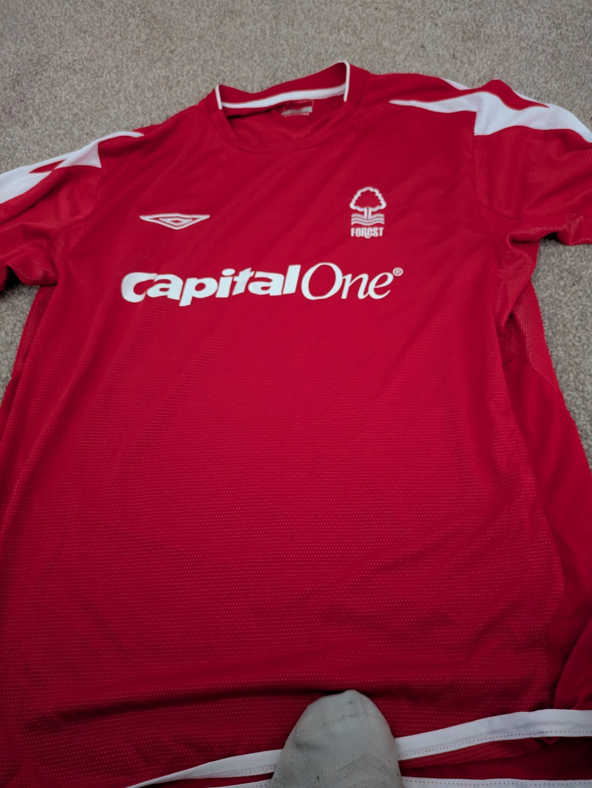 Nottingham Forest Home Shirt Long Sleeve 2005/06 Size XL for sale on Ebay