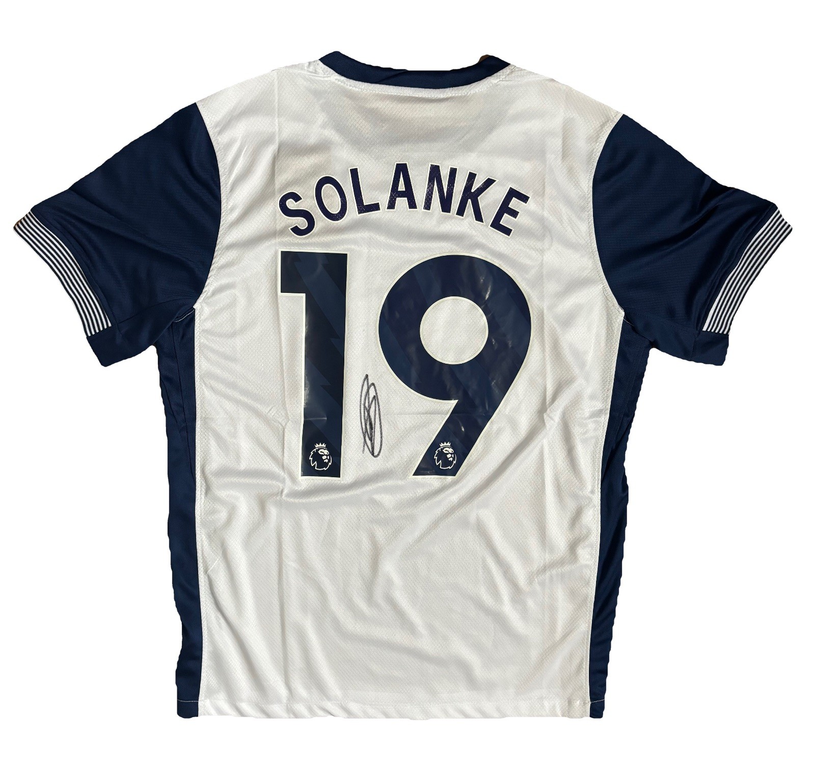 DOMINIK SOLANKE Hand Signed Tottenham 2024/25 HOME jersey England RARE*COA for sale on Ebay